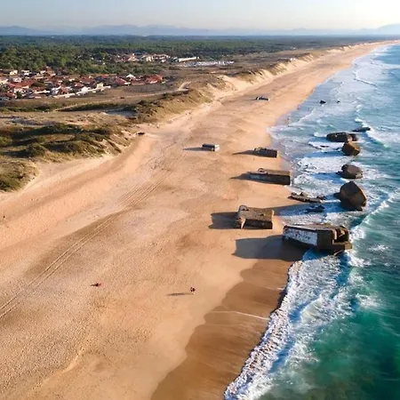 Casa Brisa, Pour 6 Voyageurs, Proche Des Plages A 8 Minutes En Velo Capbreton